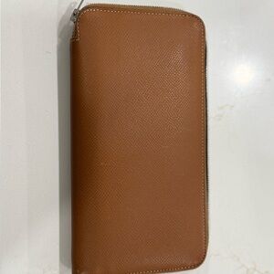 Hermes Multicolor Patterned Zip Wallet